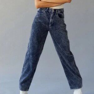 BDG Ayden Baggy Blue Corduroy Pants 30